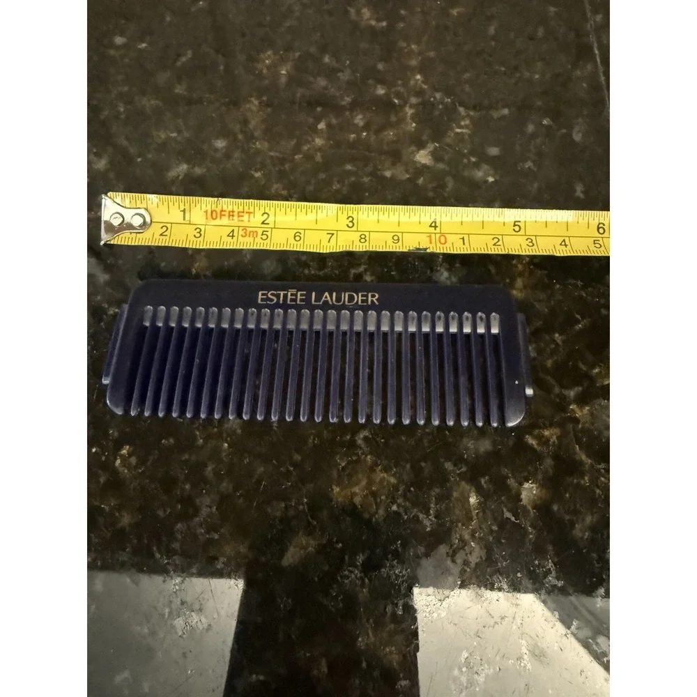 Vintage ESTEE LAUDER Blue Comb Travel Size 5